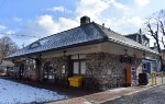 Former CNJ White House Station building, now home to the Readington Public Library